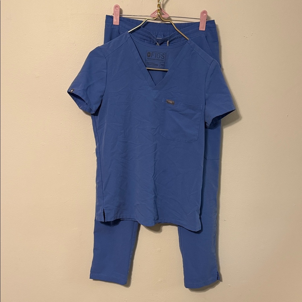 Figs Royal Blue Scrub Set XS/XXS